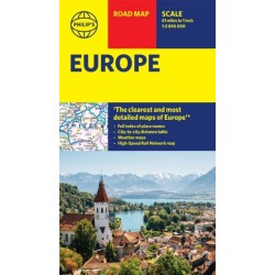 Philip's Europe Road Map: with high speed rail