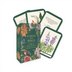 Flowers of the World: A Quiz and Matching Game for Plant Lovers: 52 illustrated quiz & trivia cards for all the family