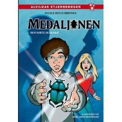 Medaljonen 1: Den sorte skarabæ: letlæst og illustreret