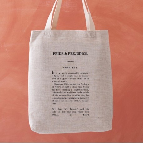 Pride and Prejudice Chapter One Tote Bag