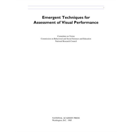 Emergent Techniques for Assessment of Visual Performance