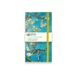 Vincent van Gogh: Almond Blossom Flame Tree Sticky Notes Folder