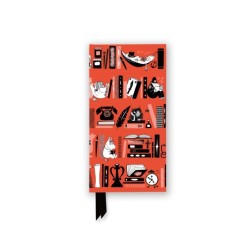 Moomin Bookshelves (Foiled Slimline Journal)