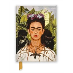 Frida Kahlo: Self Portrait with Thorn Necklace and Hummingbird (Foiled Journal)