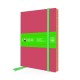 Lipstick Pink Artisan Paperback Notebook