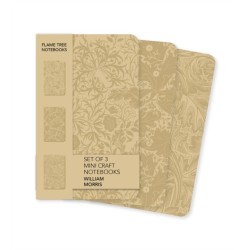 William Morris Set of 3 Mini Craft Notebooks