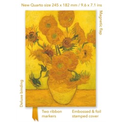 Vincent van Gogh: Sunflowers (Foiled Quarto Journal)