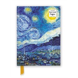 Vincent van Gogh: The Starry Night (Foiled Dot Grid Journal)