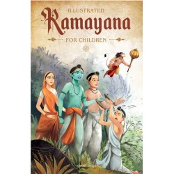 Illustrated Ramayana For Children: Black and White