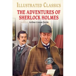 The Adventures of Sherlock Holmes : Illustrated Children Classics: English Novel With Review Questions