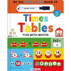 My Big Wipe And Clean Book of Times Tables for Kids: Fun With Maths