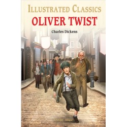 Oliver Twist : Illustrated Children Classics: English Novel With Review Questions