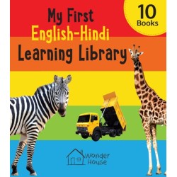 My First English Hindi Learning Library: Boxset of 10 Board Books For Kids