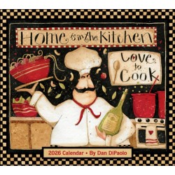 Home is in the Kitchen 2026 Deluxe Wall Calendar