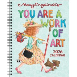 Mary Engelbreit's You Are a Work of Art 2026 Monthly/Weekly Planner Calendar