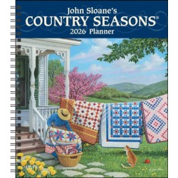 John Sloane's Country Seasons® 12-Month 2026 Monthly/Weekly Planner Calendar
