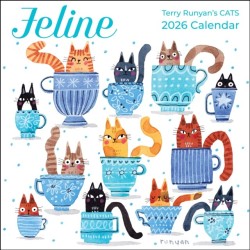 Feline 2026 Wall Calendar: Terry Runyan's Cats