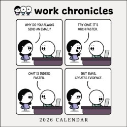 Work Chronicles 2026 Wall Calendar