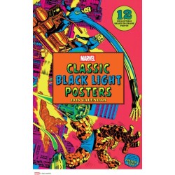 Marvel Classic Black Light 2026 Poster Calendar with 12 Frameable Prints