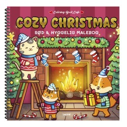 Malebog: Cozy Christmas - DeLuxe - Cozy Coloring: luksusudgave med spiralryg og udtagelige illustrationer
