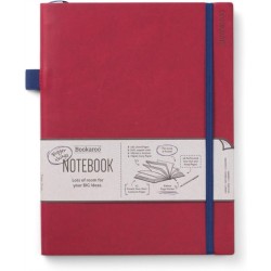 Bookaroo Bigger Things Notebook Journal - Dark Red