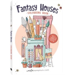 Fantasy Houses: 30 Happy homes to colour in