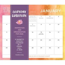 Everyday Gratitude Magnetic Wall Calendar 2026