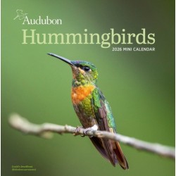 Audubon Hummingbirds Mini Wall Calendar 2026