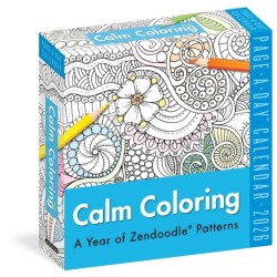 Calm Coloring Page-A-Day® Calendar 2026
