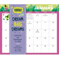 Dream Big Dreams Magnetic Wall Calendar 2026