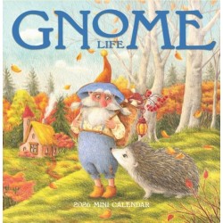 Gnome Life Mini Wall Calendar 2026