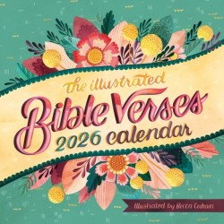 Illustrated Bible Verses Wall Calendar 2026