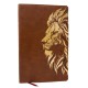 KJV, Personal Size New Testament, Tan Leathersoft, Red Letter, Comfort Print