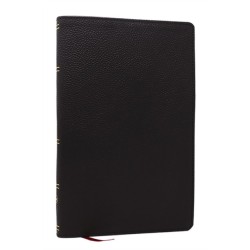 KJV, Personal Size New Testament, Black Genuine Leather, Red Letter, Comfort Print