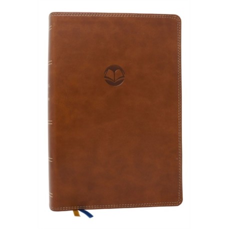 Enduring Word Study Bible: Pastoral Commentary from Every Chapter of the Bible (NKJV, Brown Leathersoft, Red Letter, Comfort Print, Thumb Indexed)