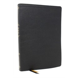 Peace of God Bible: Discover and Experience God's Shalom Throughout the Bible (NKJV Black Genuine Leather, Red Letter, Comfort Print)