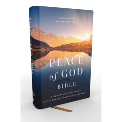 Peace of God Bible: Discover and Experience God's Shalom Throughout the Bible (NKJV, Hardcover, Red Letter, Comfort Print)