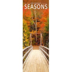 Seasons Slim Calendar 2026  Slimline Calendar - 12 Month
