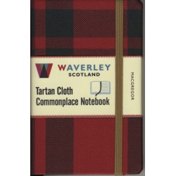 Waverley (M): MacGregor Tartan Cloth Commonplace Notebook