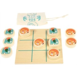 Wooden tic-tac-toe - Wild Wonders