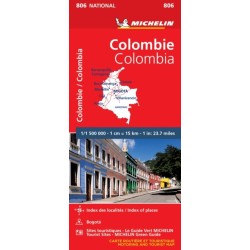 Colombia - Michelin National Map 806: Map