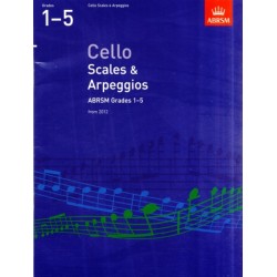 Cello Scales & Arpeggios, ABRSM Grades 1-5: from 2012