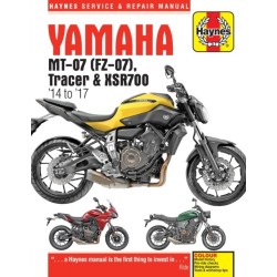Yamaha MT-07, Tracer & XSR700 (14 to 17) Haynes Repair Manual: (2014 - 2017)