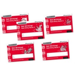 Read Write Inc. Phonics: Get Writing! Red Ditty Books 1-5 Mixed Pack of 5