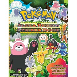 Pokemon Alola Region Sticker Book