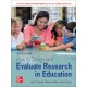 How to Design and Evaluate Research in Education ISE