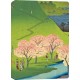 Hiroshige Cherry Blossoms Lined Hardcover Journal: Blank Notebook with Ribbon Bookmark