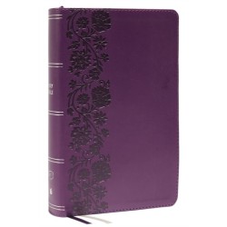 KJV Holy Bible: Large Print Single-Column with 43,000 End-of-Verse Cross References, Purple Leathersoft, Personal Size, Red Letter, Comfort Print: King James Version: Holy Bible, King James Version
