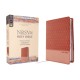 NRSVue, Holy Bible, Compact, Leathersoft, Peach, Comfort Print