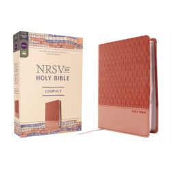 NRSVue, Holy Bible, Compact, Leathersoft, Peach, Comfort Print